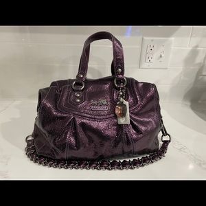 Coach Madison Audrey, Metallic purple